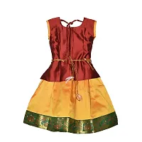 AMIRTHA FASHION Girls Traditional Pattu Pavadai - Rathi Pattu (12-24 Months_AMFRPMG2_18)-thumb3