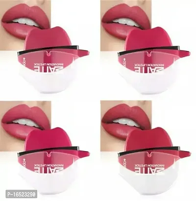 New Lipstick Lip Shape Easy To Color Moisturizing No Bleaching Lipsticks Lip shape (PINK06) SET OF 2-thumb2