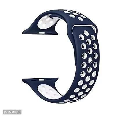 Elegant Navy Blue Sports Band Soft Silicone Sport Wristband-thumb0
