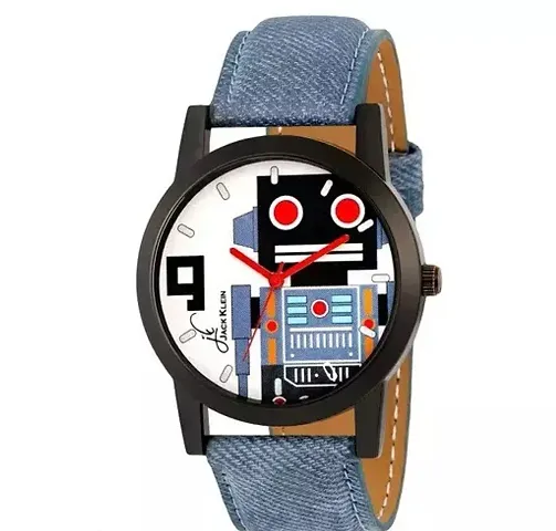 Graphical Edition Wrist Watch For Men