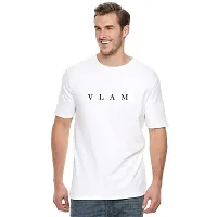 VLAM Cotton Halfsleeve Trippy Smiley Emoji Cool Oversize Back Print Unisex Tshirt White-thumb3