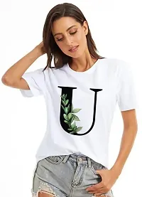 VLAM Alphabet A B C D E F G H I J K L M N O P Q R S T U V W X Y Z A to Z Graphic Printed Unisex T-Shirt-thumb2