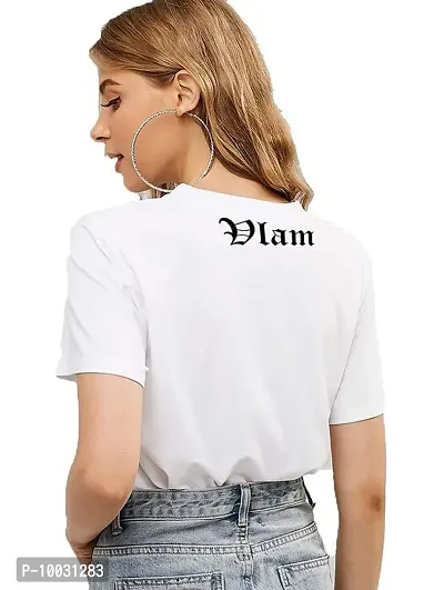 VLAM Alphabet A B C D E F G H I J K L M N O P Q R S T U V W X Y Z A to Z Graphic Printed Unisex T-Shirt-thumb4