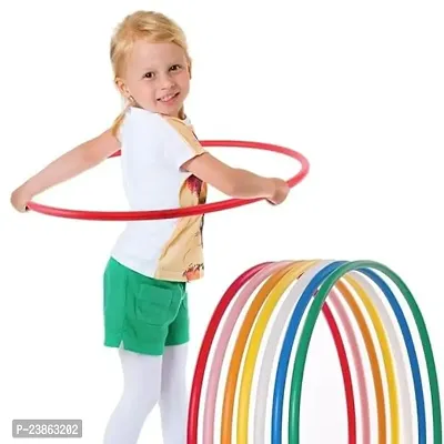 Hula Hoop Exercise Ring for Fitness   Hula Hoop for Boys Girls  Kids and Adults Non Collapsible Non Detachable  Multi Color   22 Inch   55 Cm Diameter  lrm;Pack of 2 Pcs