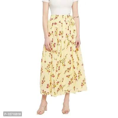 The Pajama Factory -Yellow Lily Skirt-thumb0