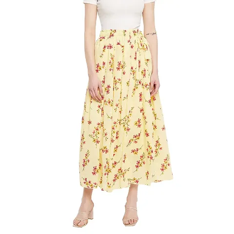 The Pajama Factory -Yellow Lily Skirt