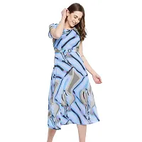 The Pajama Factory - Long Dress (Large, Blue-Black)-thumb3