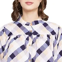 The Pajama Factory - Checked top (XX-Large, Checked Blue)-thumb2