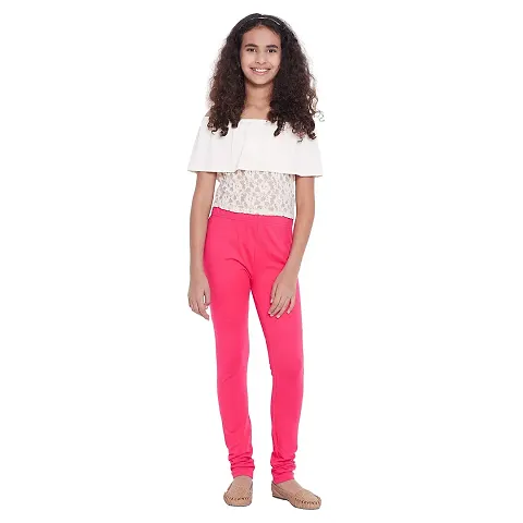THE PAJAMA FACTORY COTTON LYCRA GIRLS LEGGINGS (2Yrs - 16Yrs available)