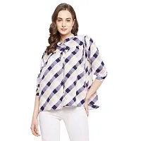 The Pajama Factory - Checked top (XX-Large, Checked Blue)-thumb1