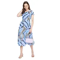 The Pajama Factory - Long Dress (Large, Blue-Black)-thumb1