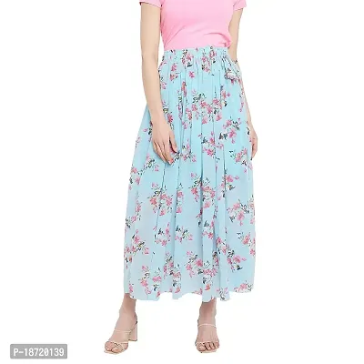 The Pajama Factory - Floral Print (Blue)-thumb0