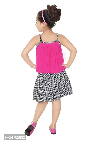 TrendyCreations Girls Party(Festive) Top and Skirt Combo Set-thumb2