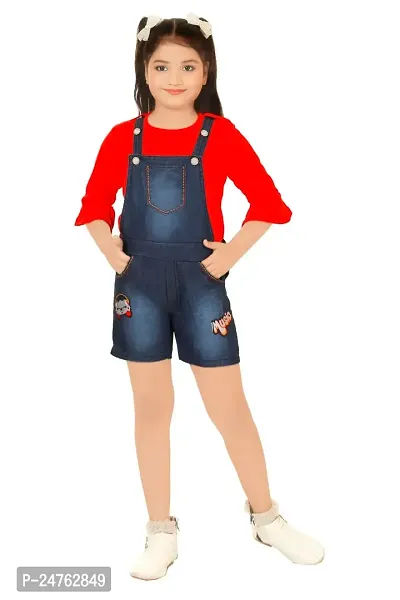 KJD Girls Party (Festive) Dungaree with Top