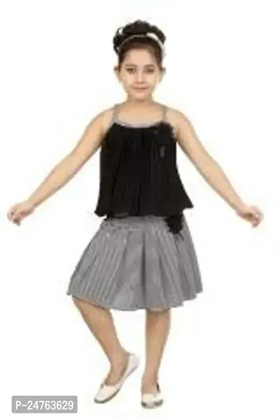 TrendyCreations Girls Party(Festive) Top and Skirt Combo Set