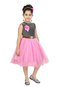 TrendyCreations Girls Casual Fit and Flare Frock for Baby Girls-thumb1