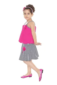 TrendyCreations Girls Party(Festive) Top and Skirt Combo Set-thumb2