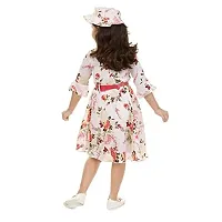TrendyCreations Girls Party/Festive Dress with Cap-thumb1