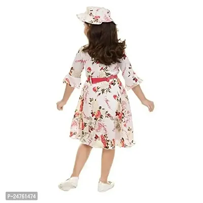 TrendyCreations Girls Party/Festive Dress with Cap-thumb2