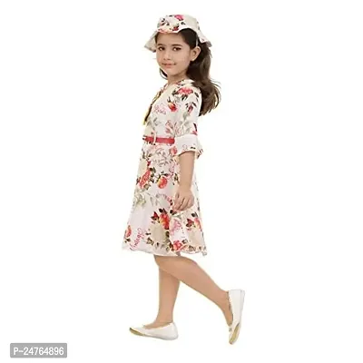 TrendyCreations Girls Party/Festive Dress with Cap-thumb3