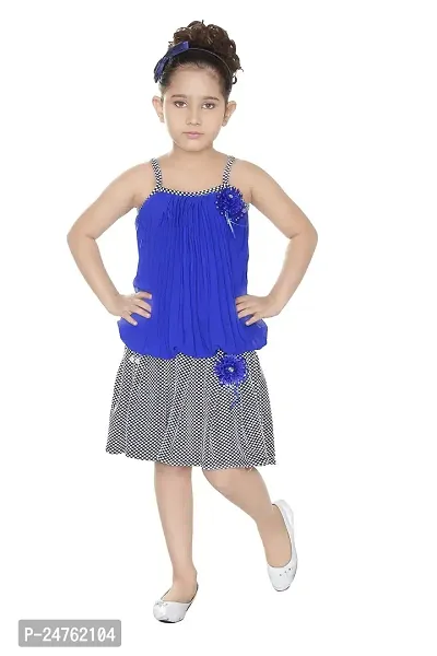 TrendyCreations Girls Party(Festive) Top and Skirt Combo Set