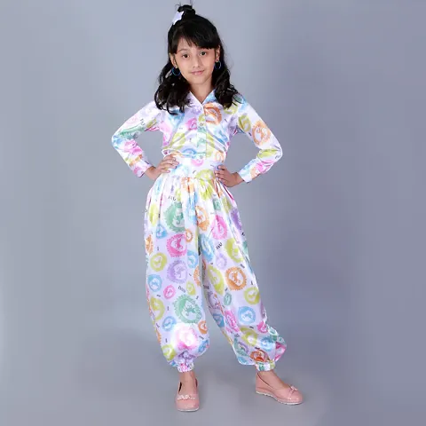 Kids Stylish Top and Bottom Set For Girls