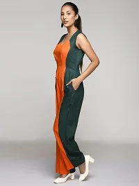 RANJ women's Color Block Sleeveless maxi Jumpsuit.-thumb2