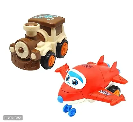 Trendy Friction Powered Push and Go Toy Set Pack of 2