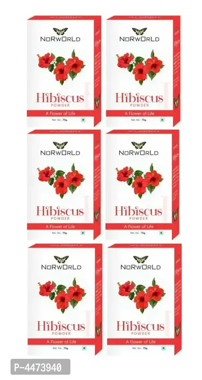 Norworld Hibiscus Powder for Both Skin and Hair  (75 g)par pack
