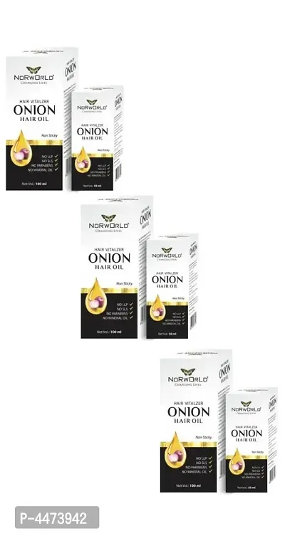Norworld Onion Hair Oil - 50 ml, Hair Vitalizer Hair Oil  (50 ml)