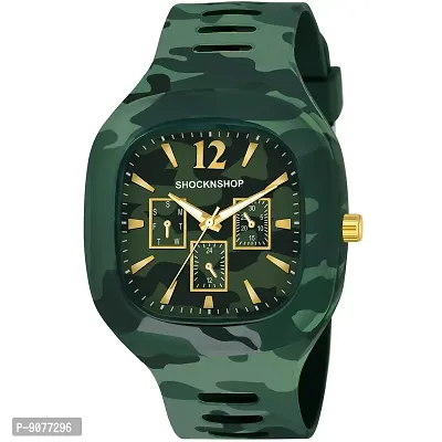 Buy V2A Grey Military Tactical Camouflage Analog Digital 50M Waterproof  Sports Watches for Men Online at Best Prices in India - JioMart.