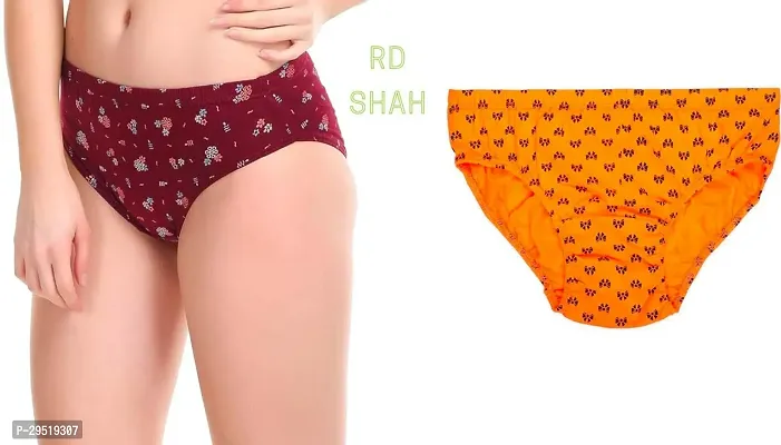 Elegant Cotton Panties For Women- Pack Of 2