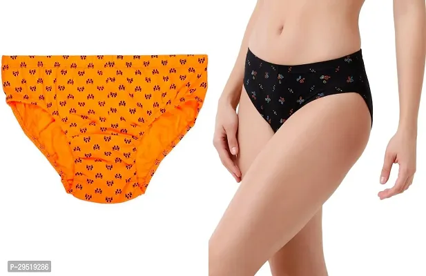 Elegant Cotton Panties For Women- Pack Of 2