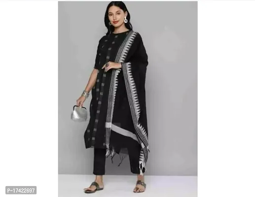 Fancy Cotton Kurta Set For Women