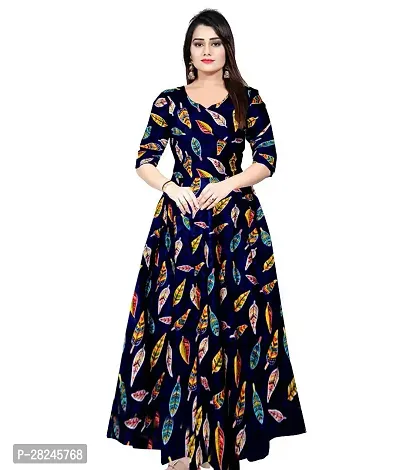 Stylish Multicoloured Bollywood Rayon Gown