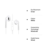 RED RIVER Boom Bass Wired in-Ear Headphones Compatible with Especially All Vivo Smartphones (White) (White) (Vivo Original Sound)-thumb4