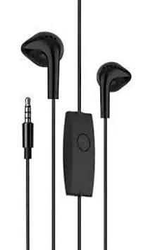 RED RIVER Original EHS61ASFBE 3.5 mm Jack Wired in Ear Headphones with Built-in Microphone Compatible with Samsung Galaxy F41 and All Other Models with 3.5mm Jack (Black)(Original Sound)-thumb2