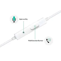 RED RIVER Boom Bass Wired in-Ear Headphones Compatible with Especially All Oppo Smartphones (White) (Oppo Original Sound)-thumb4