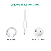 RED RIVER Boom Bass Wired in-Ear Headphones Compatible with Especially All Oppo Smartphones (White) (Oppo Original Sound)-thumb2