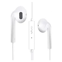 RED RIVER Boom Bass Wired in-Ear Headphones Compatible with Especially All Vivo Smartphones (White) (White) (Vivo Original Sound)-thumb1