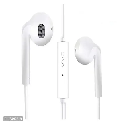 RED RIVER Boom Bass Wired in-Ear Headphones Compatible with Especially All Vivo Smartphones (White) (White) (Vivo Original Sound)-thumb2