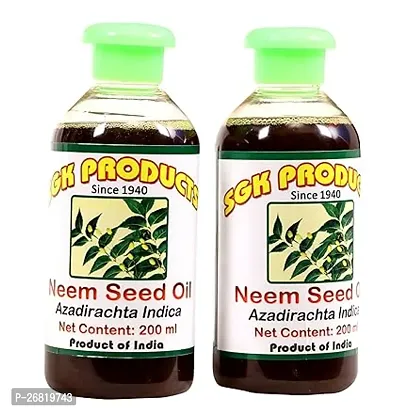 Neem Seed Oil (Neem Oil) 100 Percent Pure Organic And Natural 400Ml-thumb0