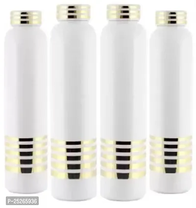 Beautiful Plastic Water Bottles - 1000 ml, Pack Of 4