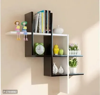 Royal wooden wall shelf red-thumb0