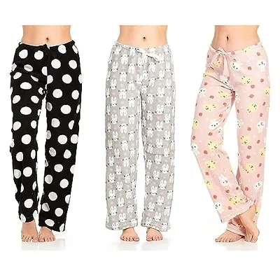 Buy Women & Girls Track Pant Lower Pajama Cotton Printed Lounge