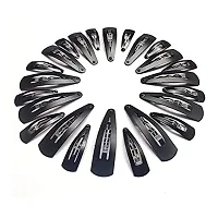 DOLLIT Premium Metal Tic Tac Hair Clips for Girls and Women Combo Set of Pairs 60 Pcs, Black, 30 pairs-thumb2