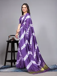 Stylish Cotton Silk Printed Saree with Blouse Piece-thumb1