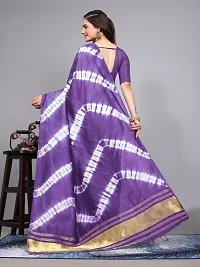 Stylish Cotton Silk Printed Saree with Blouse Piece-thumb2