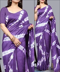 Stylish Cotton Silk Printed Saree with Blouse Piece-thumb3