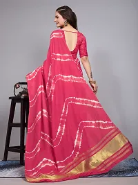 Stylish Cotton Silk Printed Saree with Blouse Piece-thumb1